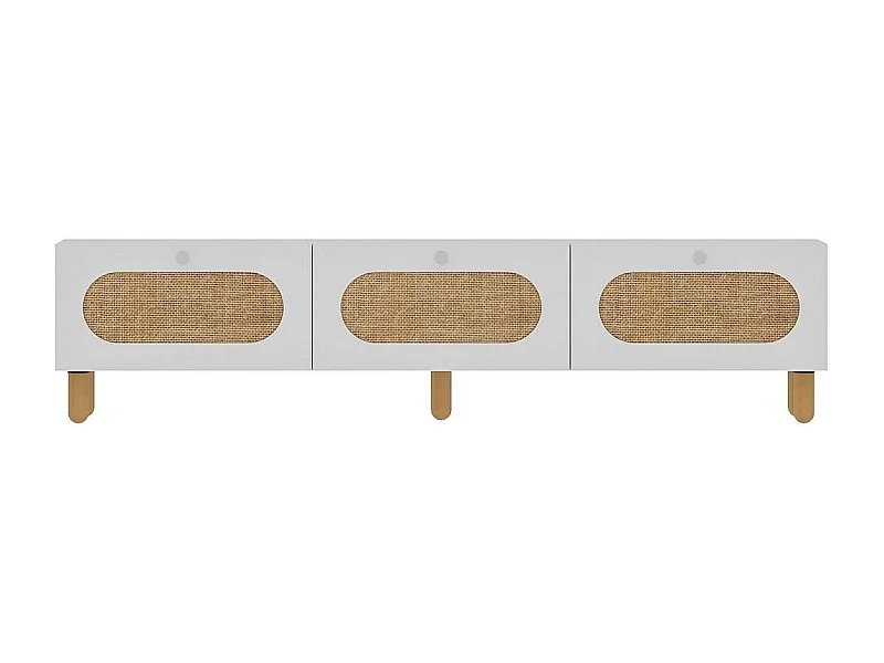 TV-Ständer – 180 cm x 42,6 cm x 31,4 cm – Weiß – MDF
