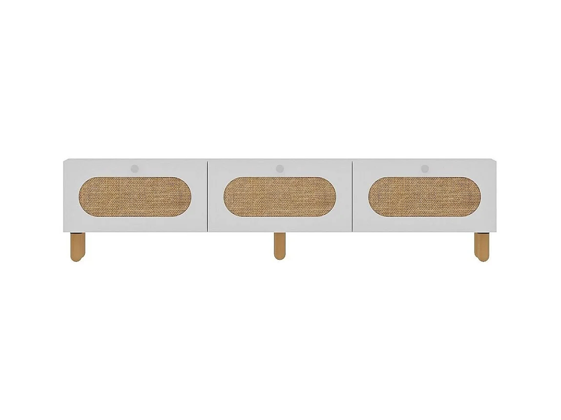TV-Ständer – 180 cm x 42,6 cm x 31,4 cm – Weiß – MDF