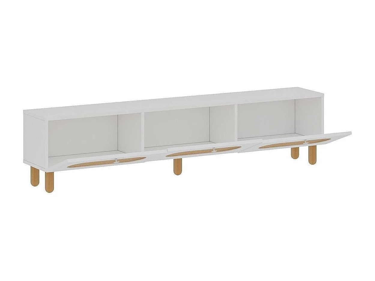 TV-Ständer – 180 cm x 42,6 cm x 31,4 cm – Weiß – MDF