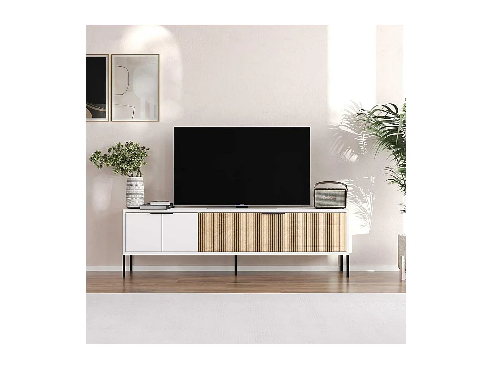 Meuble TV en aggloméré Noah