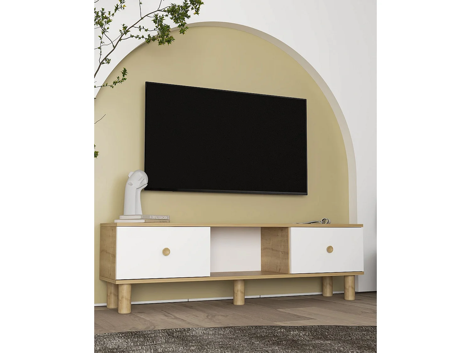 Meuble TV en aggloméré Inci Bohem Modèle 4