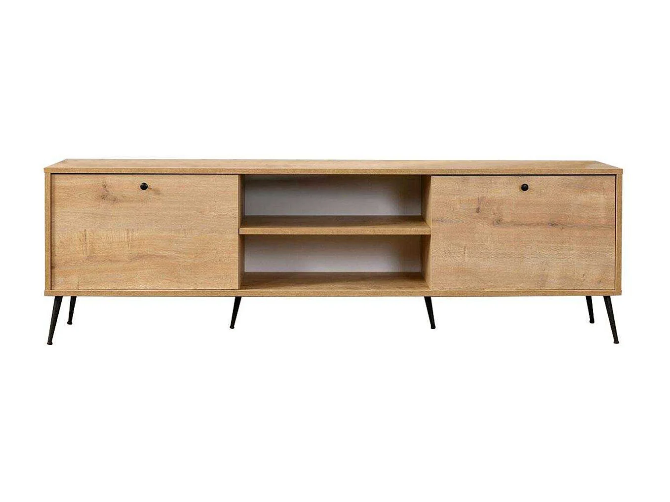 Móvel de TV – 55 cm x 180 cm x 41 cm – Carvalho – MDF e metal