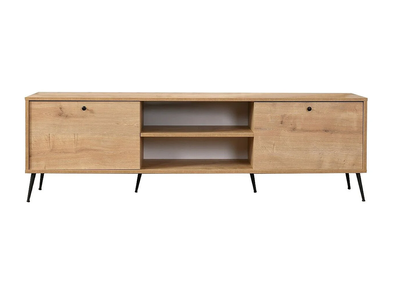 Móvel de TV – 55 cm x 180 cm x 41 cm – Carvalho – MDF e metal