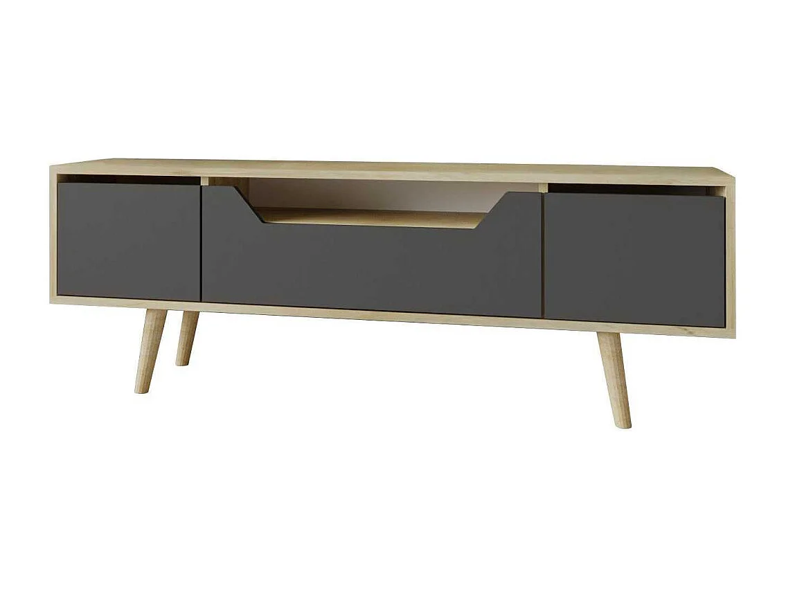 Meuble TV en aggloméré 150 x 29.8 x 53 cm Roma