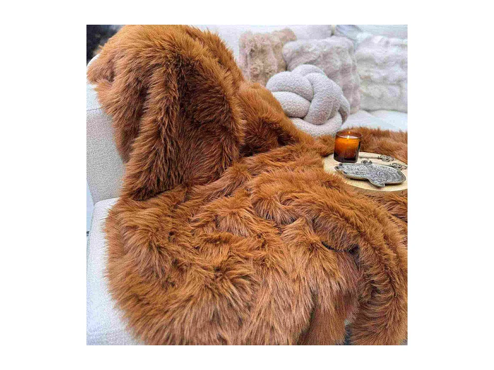 Jeté de canapé en polyester 200 x 150 cm Lolita