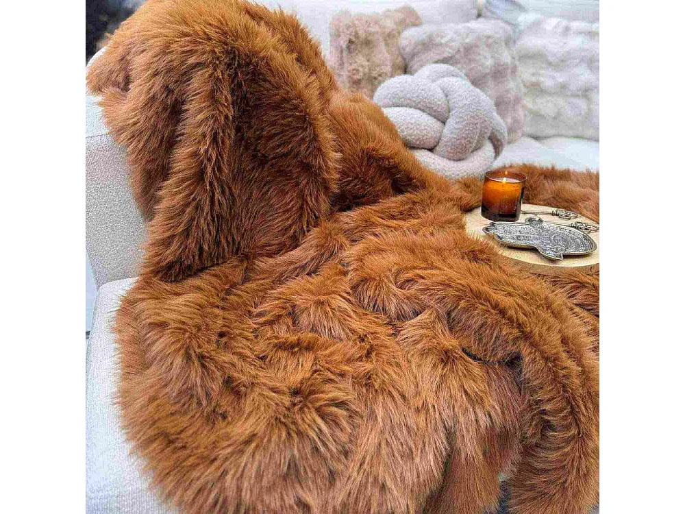 Jeté de canapé en polyester 200 x 150 cm Lolita