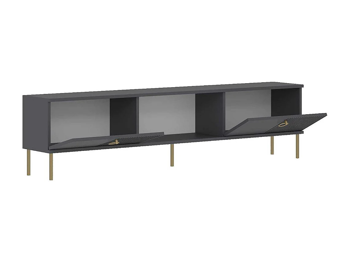 Móvel de TV – 180 cm x 45 cm x 30 cm – Antracite – MDF