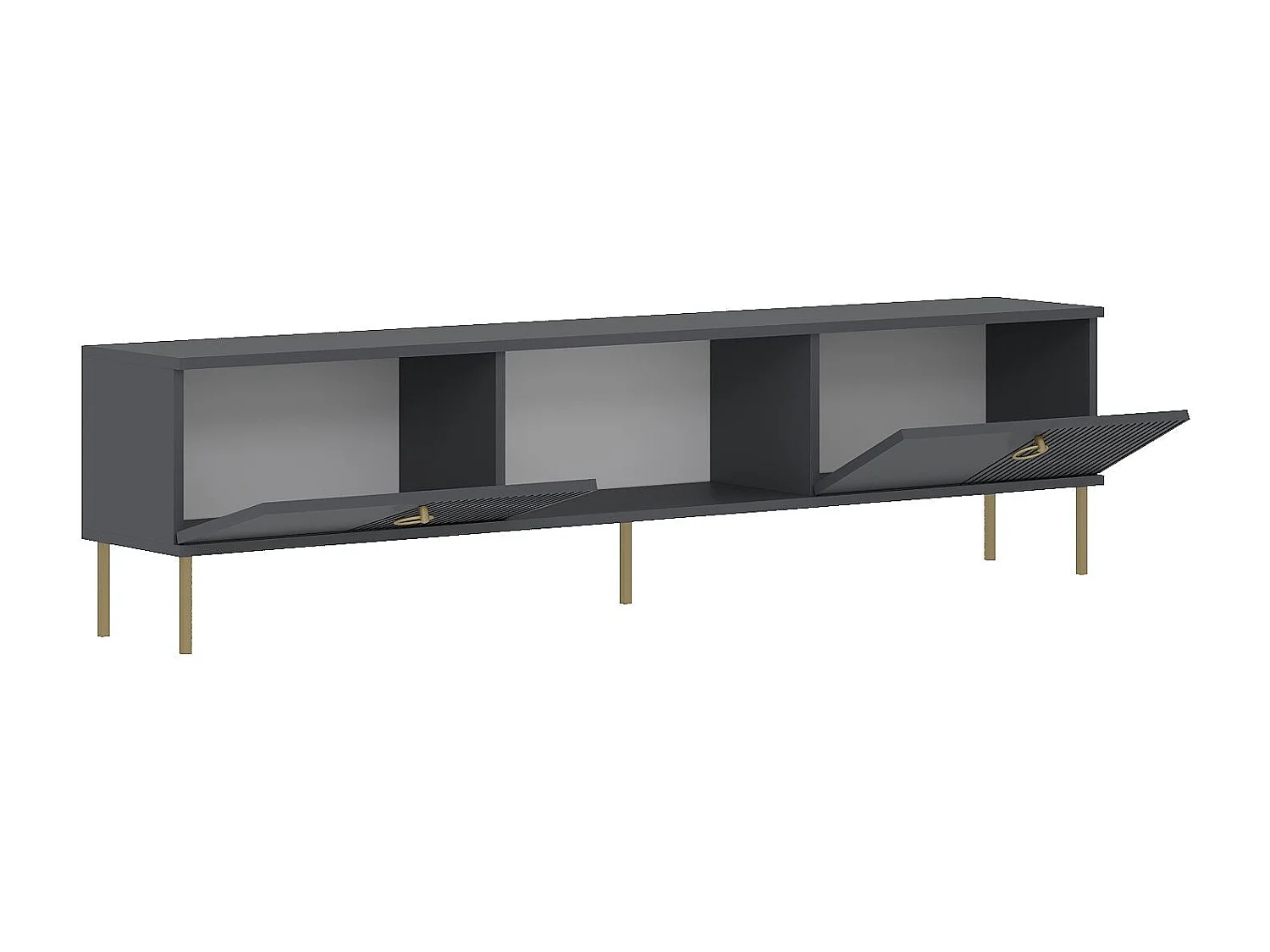 Móvel de TV – 180 cm x 45 cm x 30 cm – Antracite – MDF