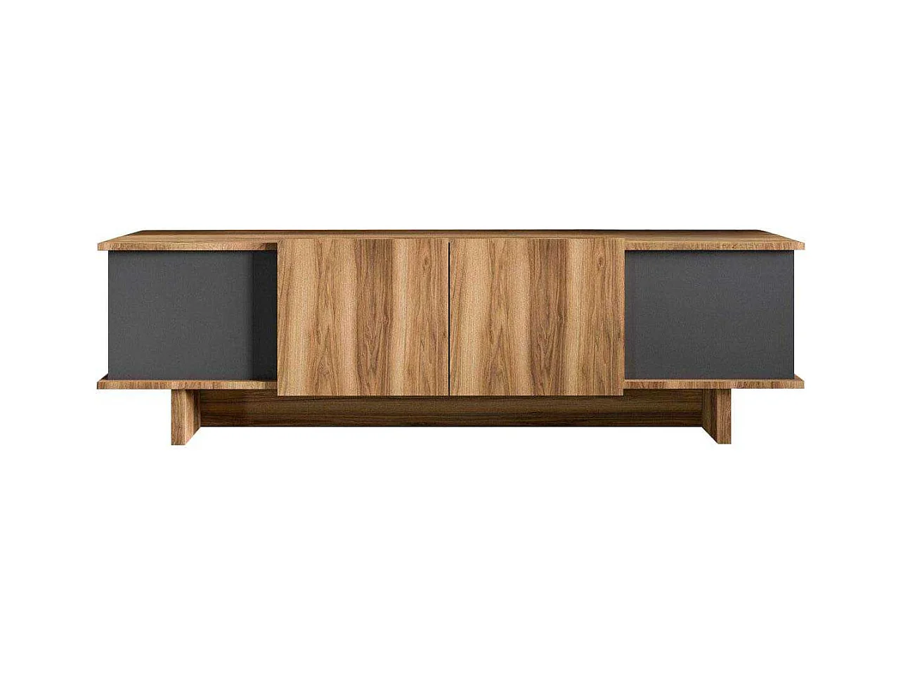 Meuble TV 4 portes en aggloméré Diana