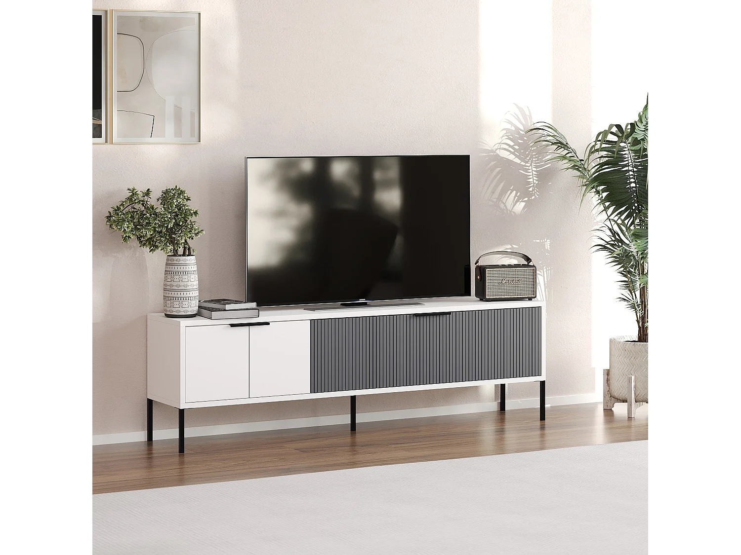 Meuble TV en aggloméré Noah