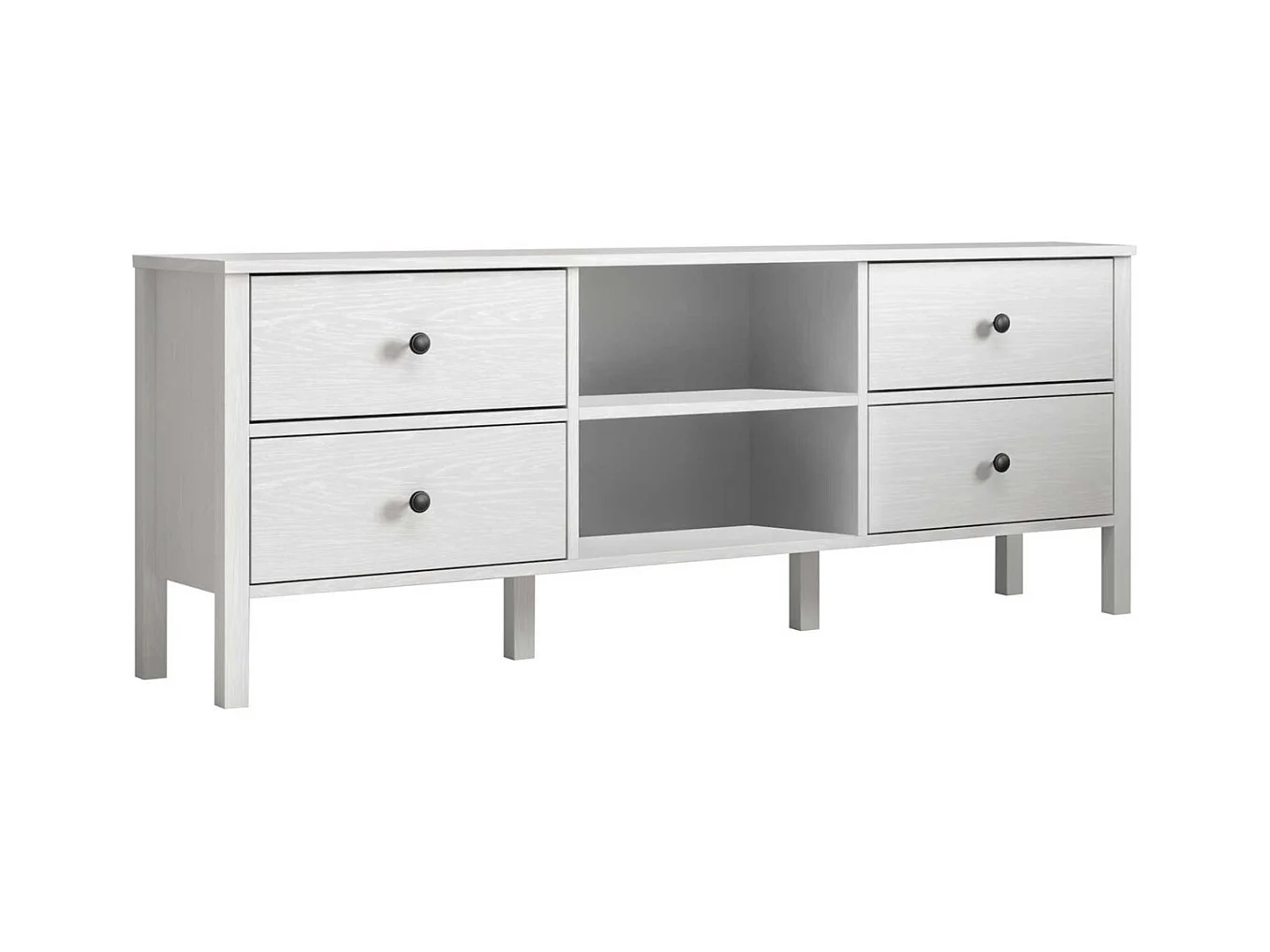 Meuble TV en aggloméré Frannie Modèle 5 : 160 x 35 x 62 cm