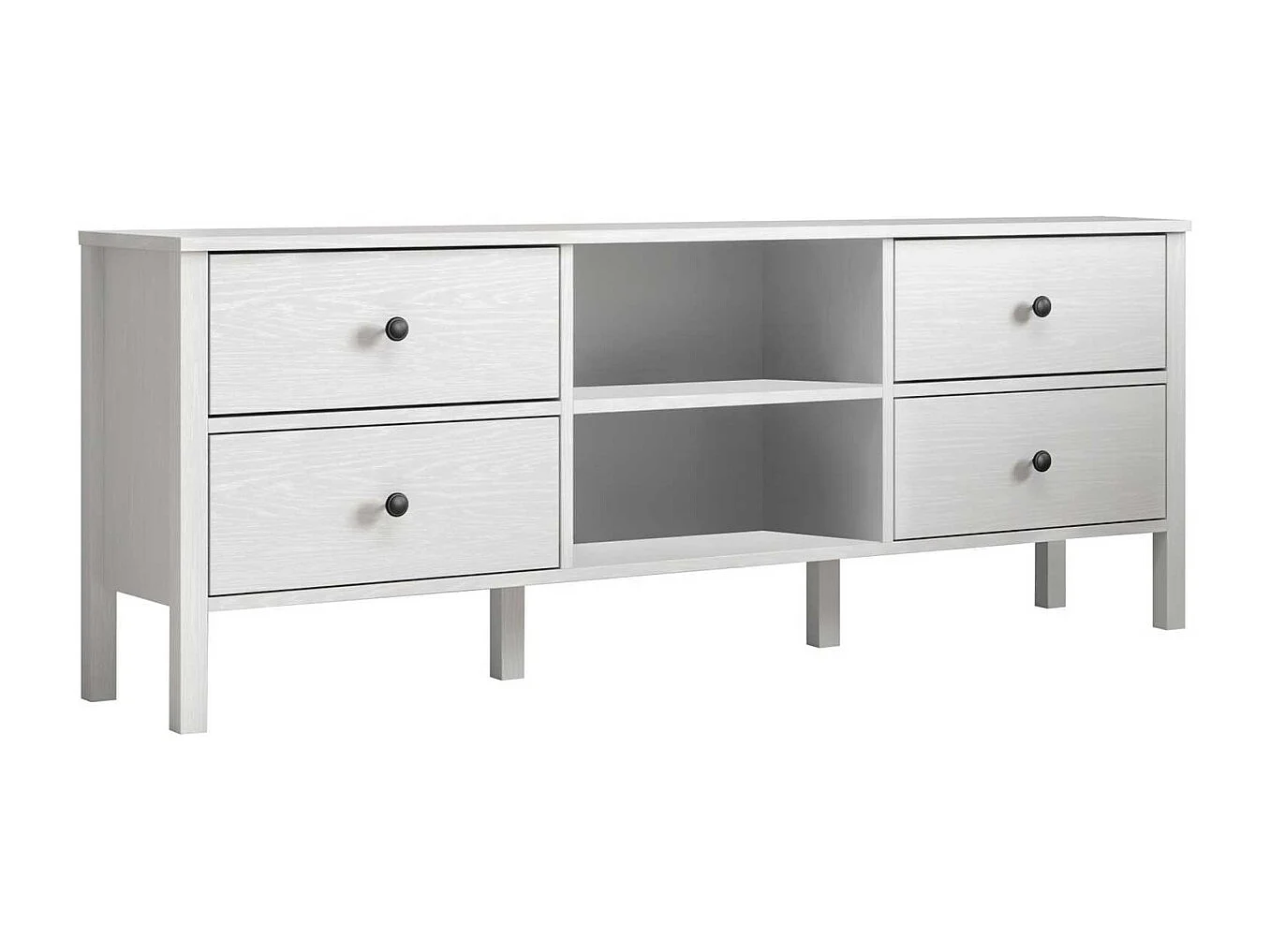 Móvel de TV – 160 cm x 62 cm x 35 cm – Branco – Aglomerado