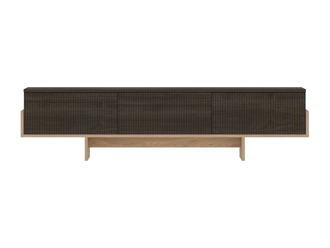 Móvel de TV – 180cm x 44,6cm x 30cm – Nogueira e Carvalho Safira – MDF