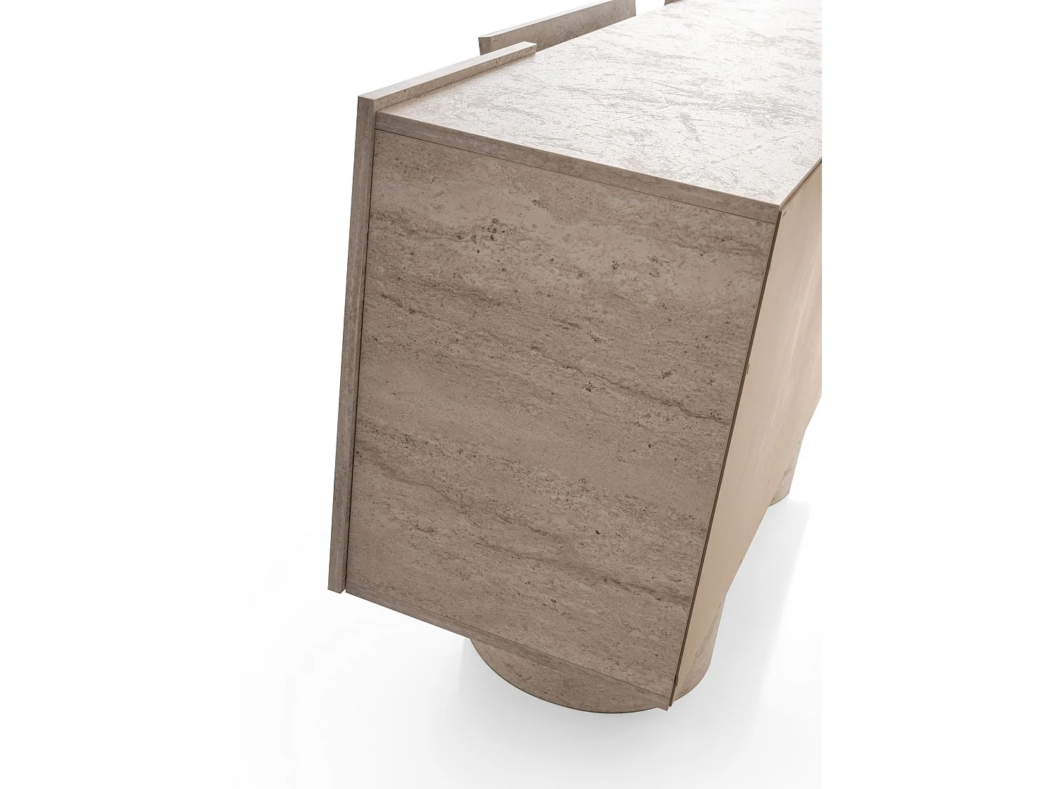 Móvel de TV – 150 cm x 87 cm – Travertino – Painel de partículas