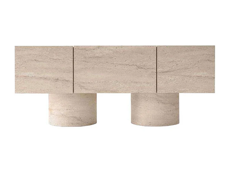 Móvel de TV – 150 cm x 87 cm – Travertino – Painel de partículas