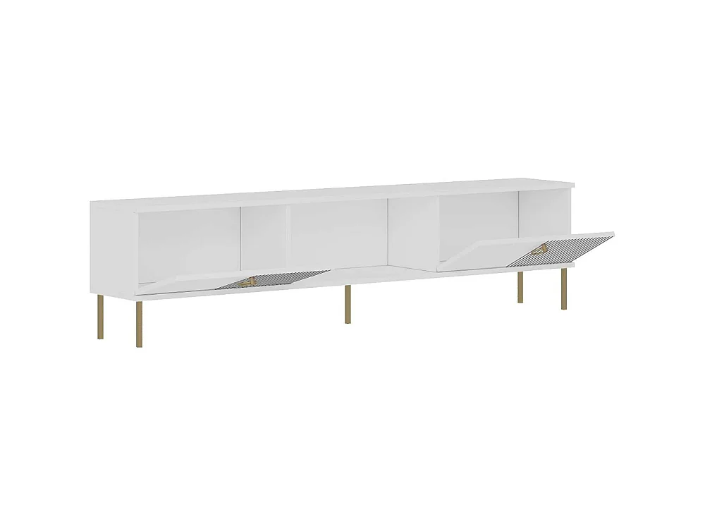 Soporte para TV – 180 cm x 45 cm x 30 cm – Blanco – MDF