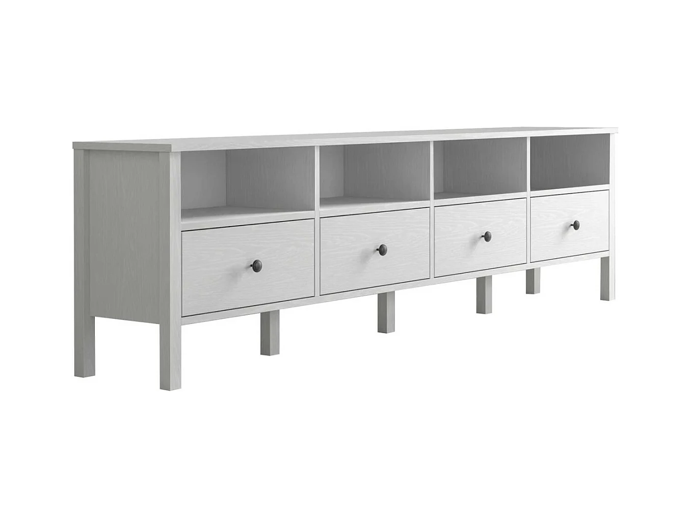 Meuble TV en aggloméré Frannie Modèle 6 : 200 x 35 x 58 cm