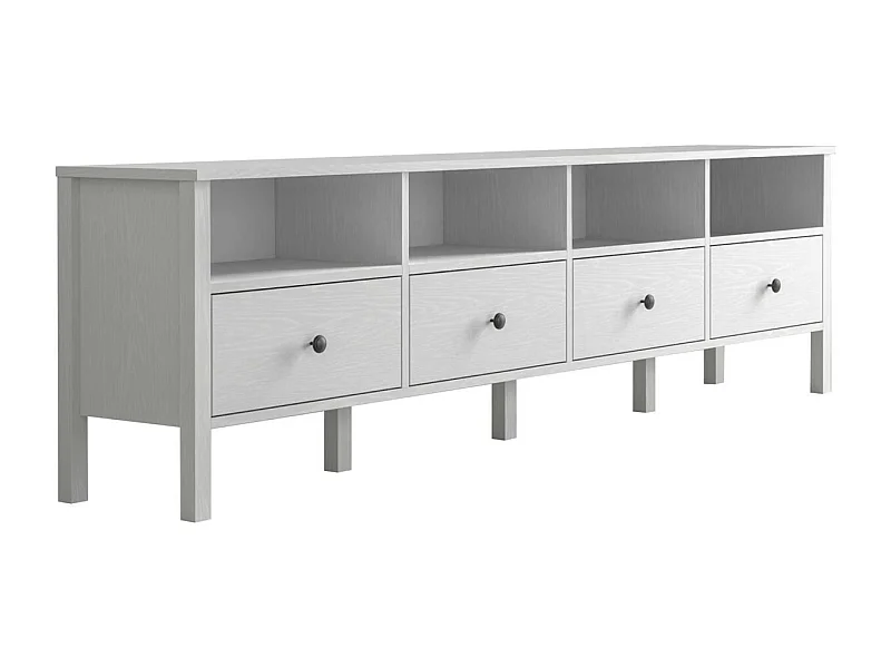 Móvel de TV – 200cm x 58cm x 59cm – Branco – Melamina