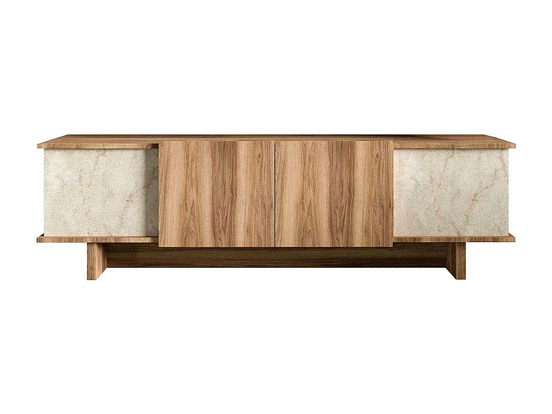 Meuble TV 4 portes en aggloméré Diana