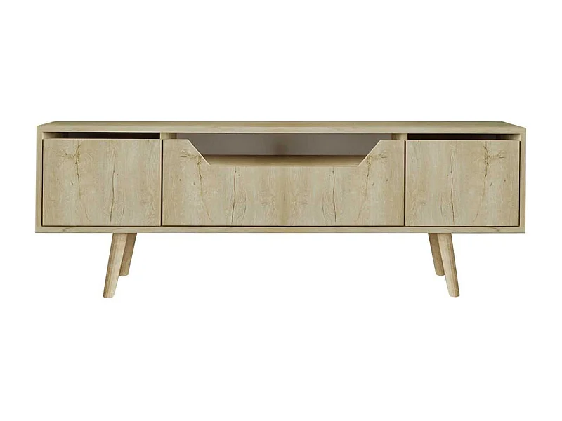 Meuble TV en aggloméré 150 x 29.8 x 53 cm Roma