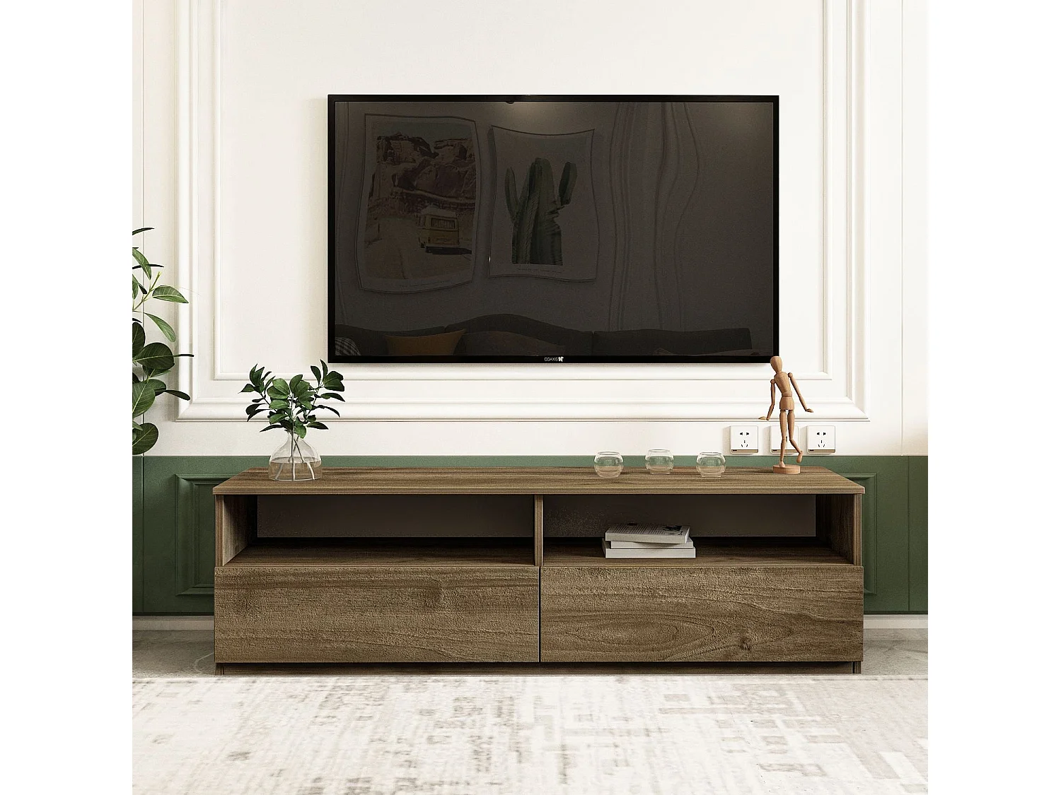 Meuble TV en aggloméré Centra