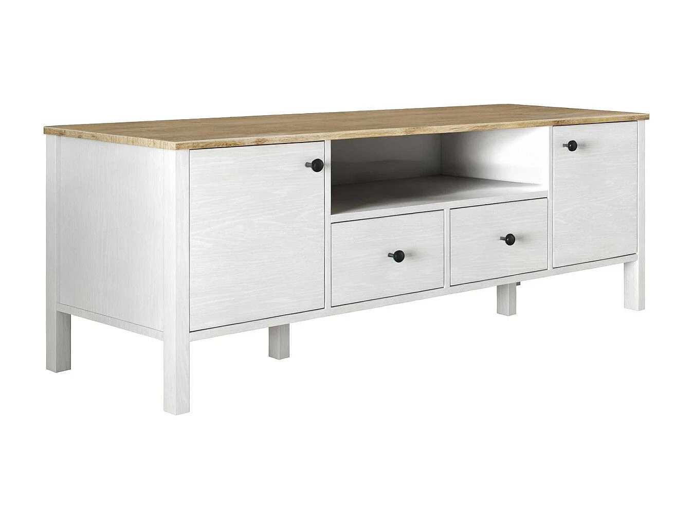 Móvel de TV – 180 cm x 58 cm x 35 cm – Branco – MDF