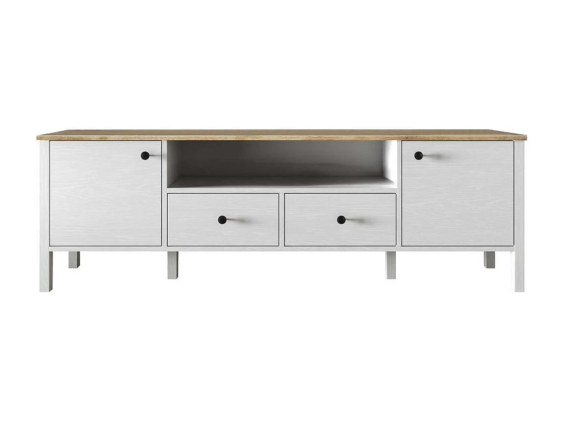 Móvel de TV – 180 cm x 58 cm x 35 cm – Branco – MDF