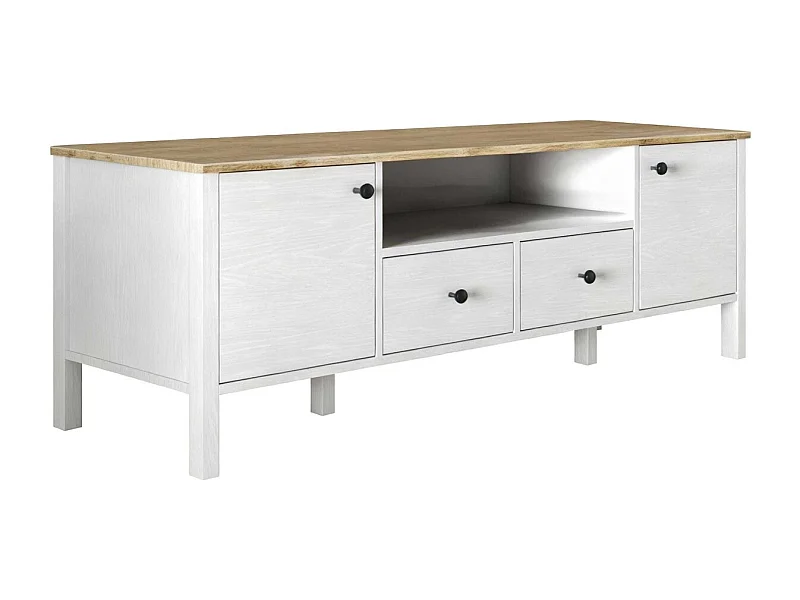 Móvel de TV – 180 cm x 58 cm x 35 cm – Branco – MDF