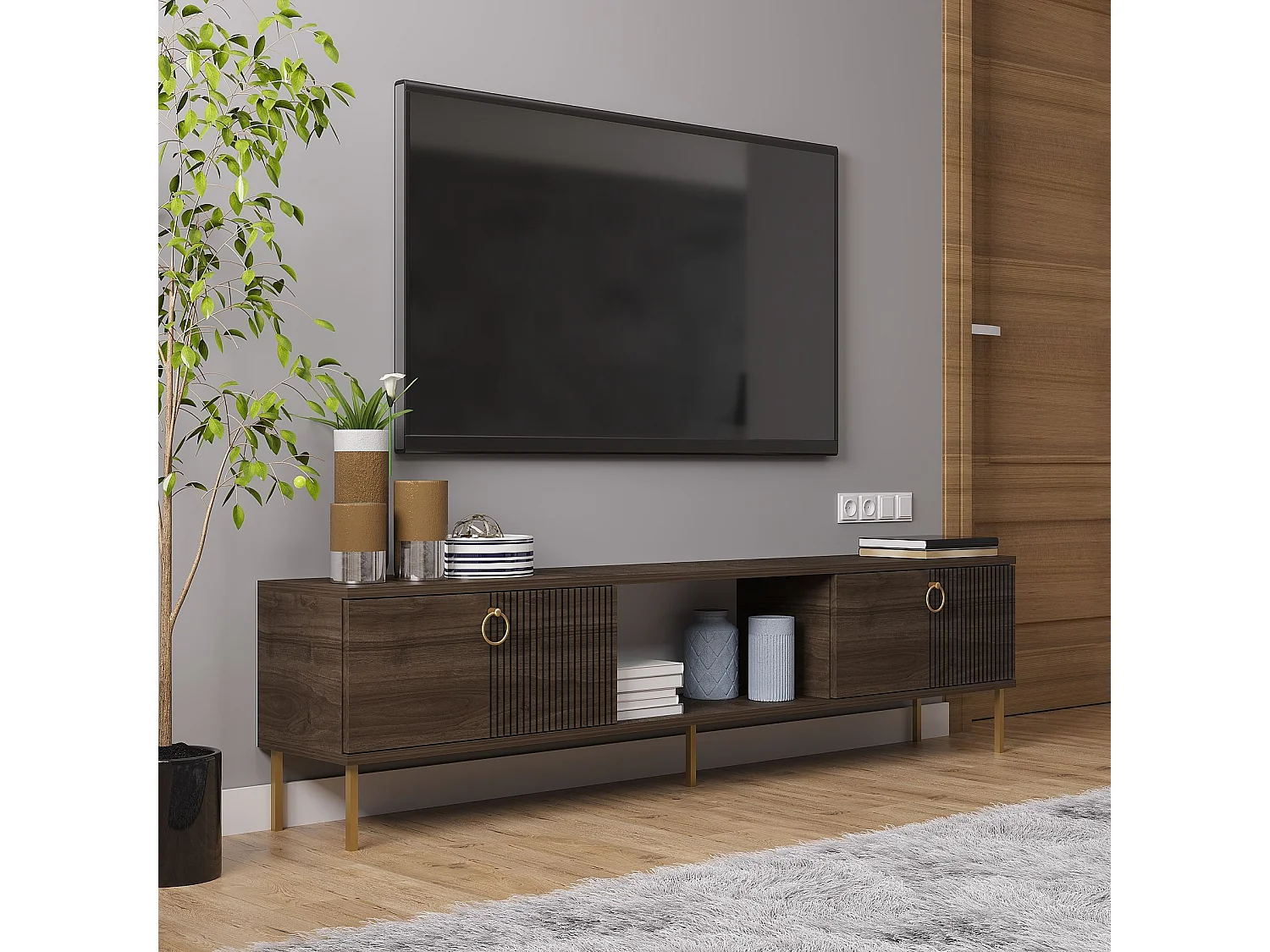 Meuble TV en aggloméré Paye