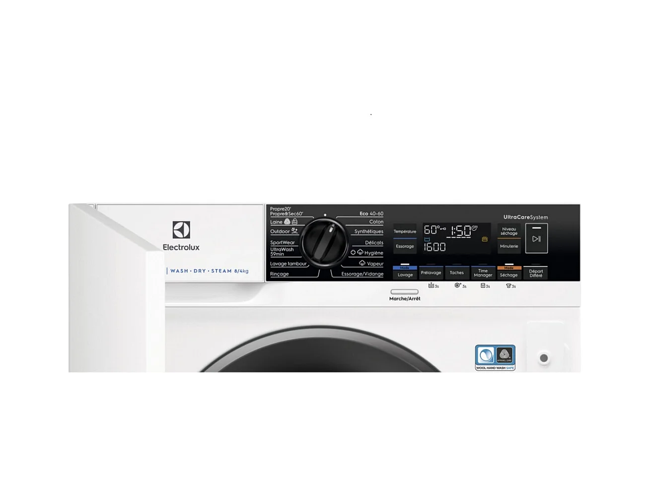 Electrolux Lave-linge séchant intégrable 8/4kg 1600 tours/min - EW8W1684BI