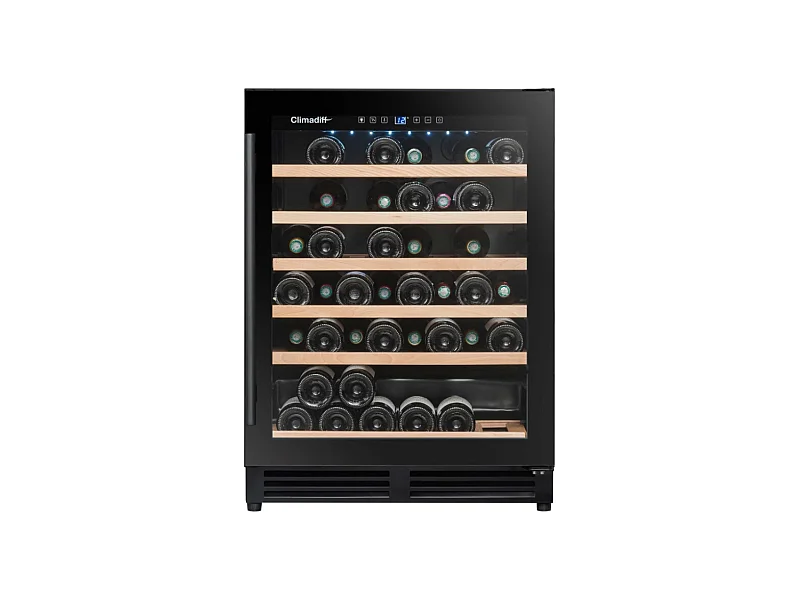Climadiff Cave à vin de service encastrable 51 bouteilles - CBU51S2B