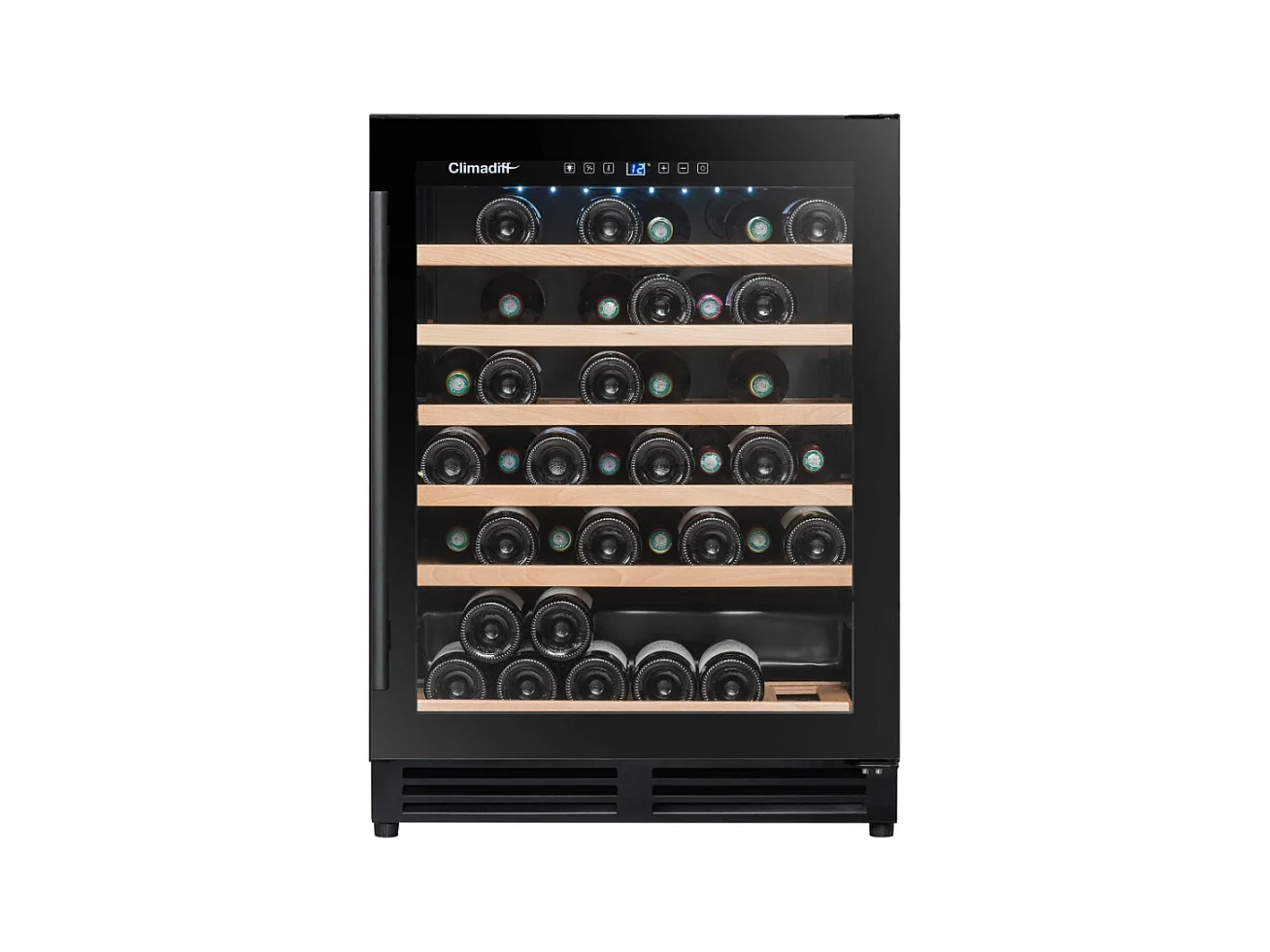 Climadiff Cave à vin de service encastrable 51 bouteilles - CBU51S2B