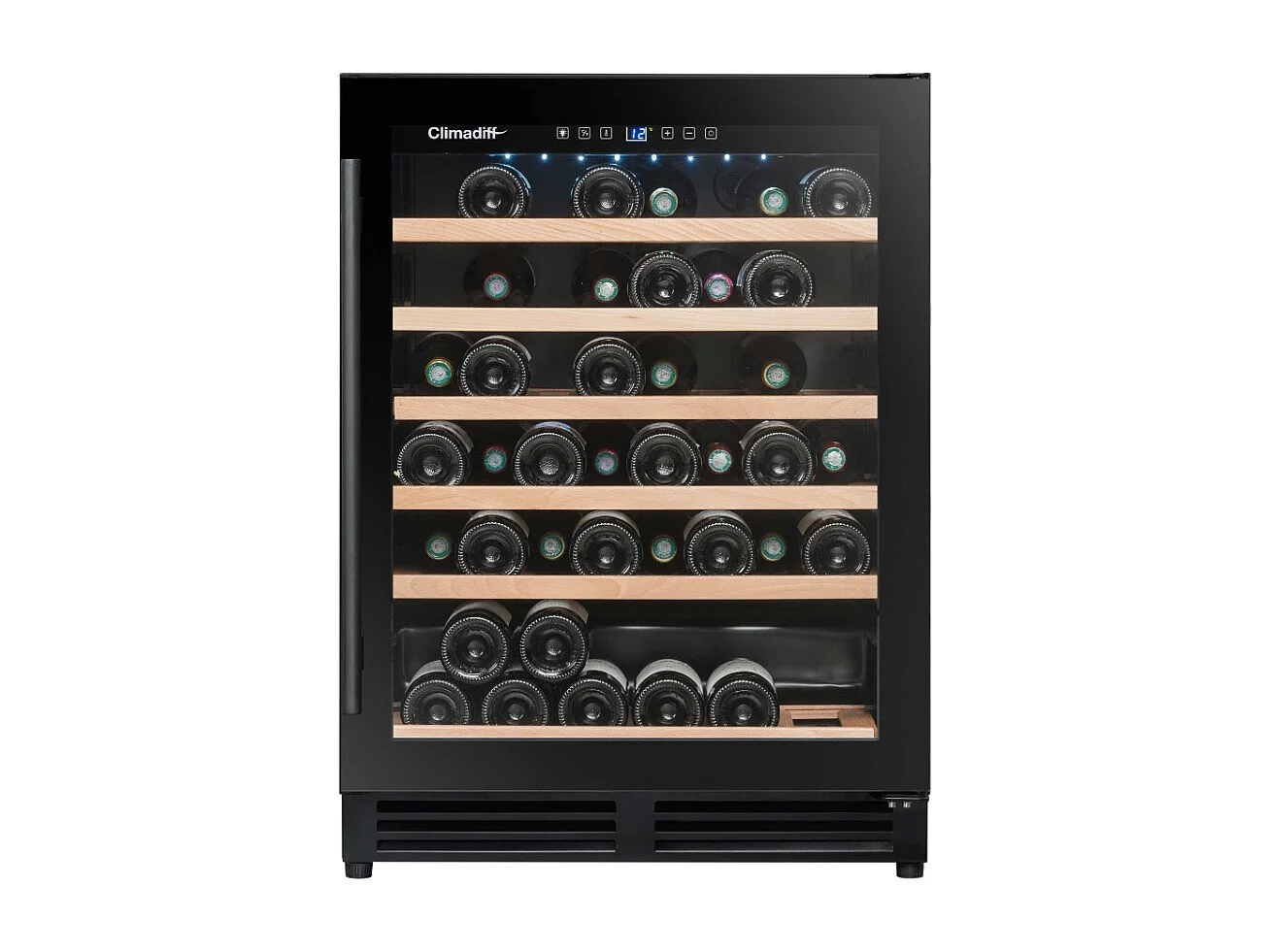 Climadiff Cave à vin de service encastrable 51 bouteilles - CBU51S2B