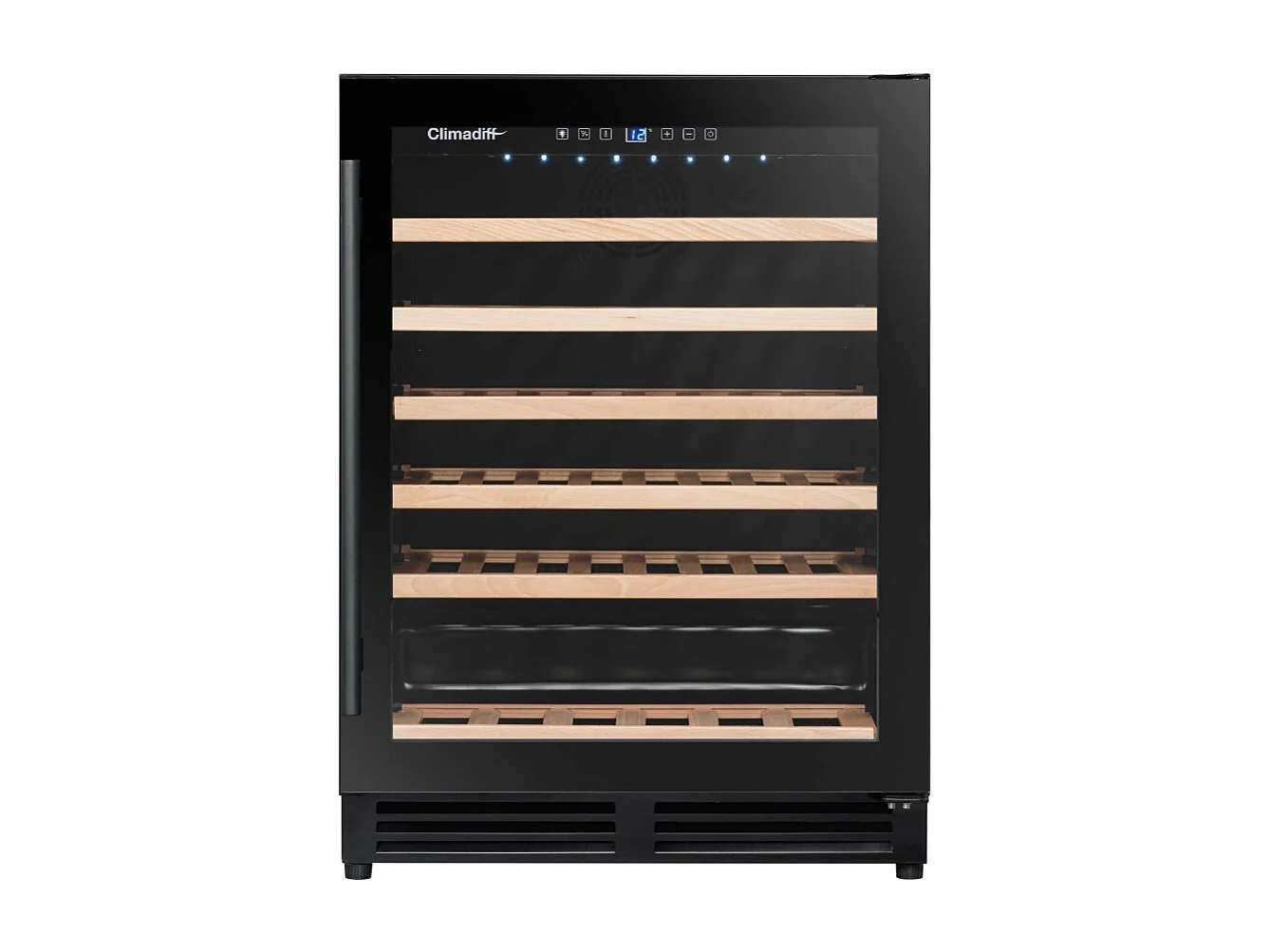 Climadiff Cave à vin de service encastrable 51 bouteilles - CBU51S2B