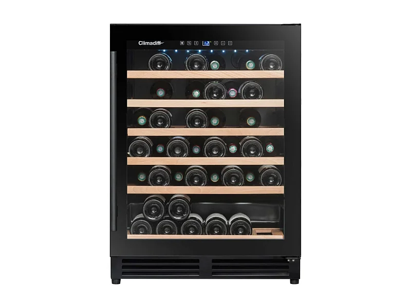 Climadiff Cave à vin de service encastrable 51 bouteilles - CBU51S2B