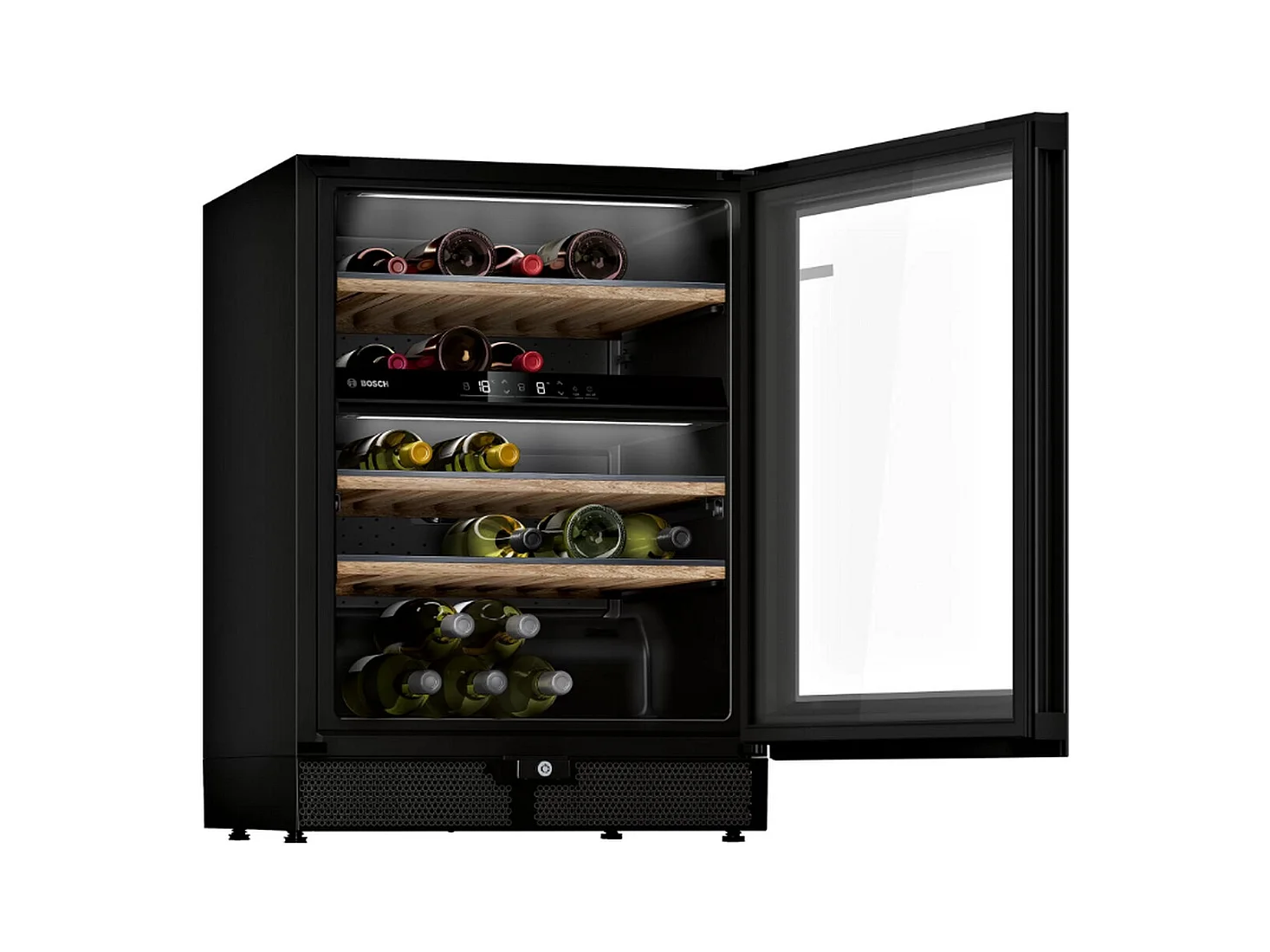 Bosch Cave à vin 44 bouteilles double zone noir - KWK16ABGB