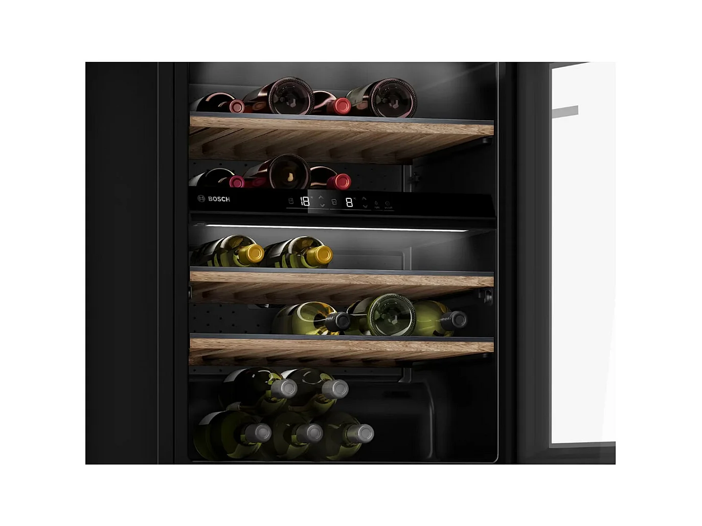 Bosch Cave à vin 44 bouteilles double zone noir - KWK16ABGB