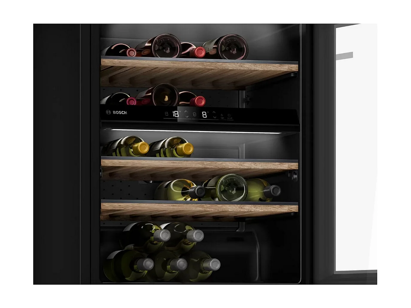 Bosch Cave à vin 44 bouteilles double zone noir - KWK16ABGB