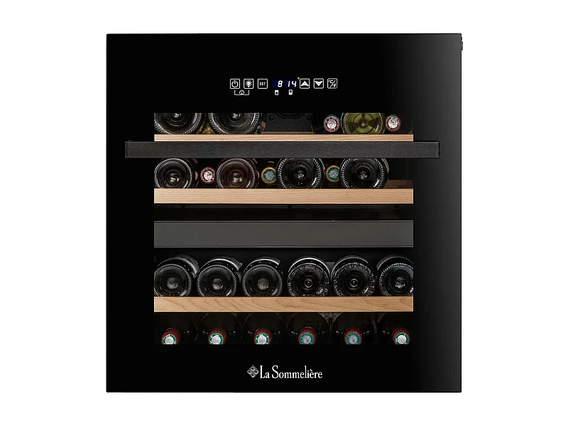La Sommelière Cave à vin intégrable 36 bouteilles noir - LSBI36DBZ