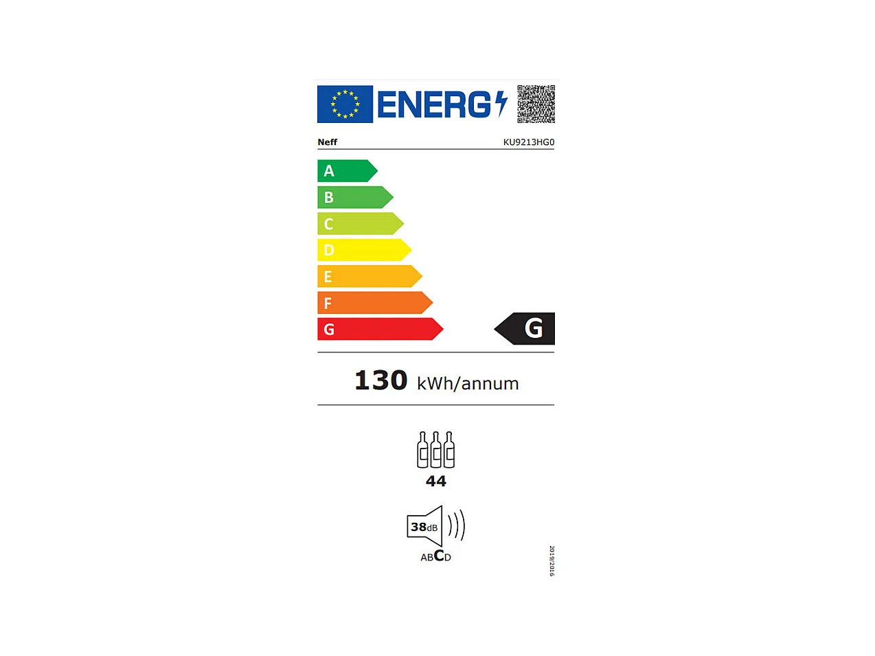 Neff Cave à vin encastrable multizones 44 bouteilles - ku9213hg0