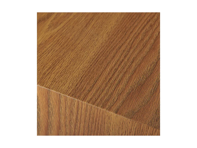 Petite table d'appoint hexagonale décor chêne H. 30 cm - CARAMELLO