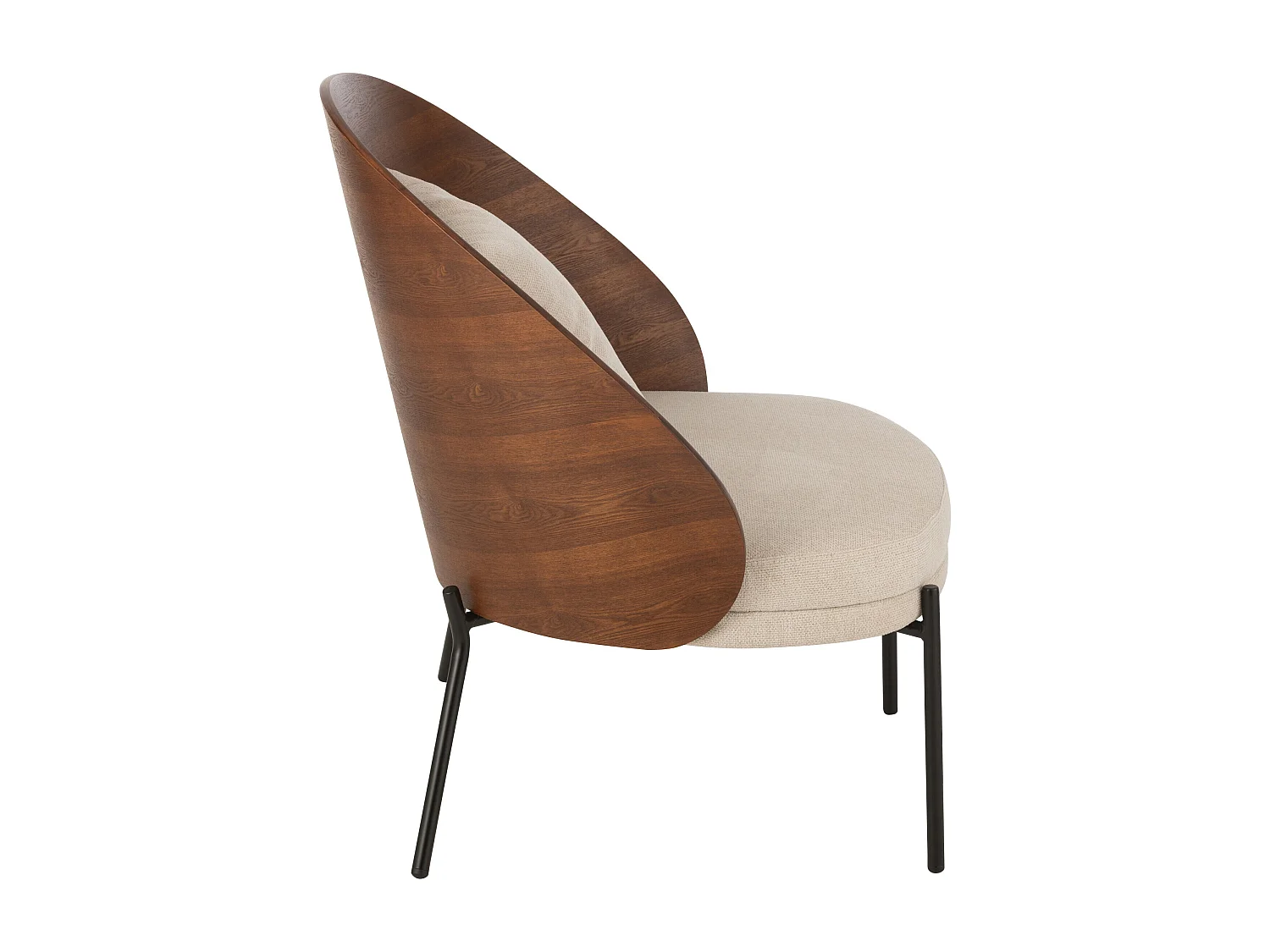 Sillón LONE – Confort moderno y silueta envolvente-Color Marrón