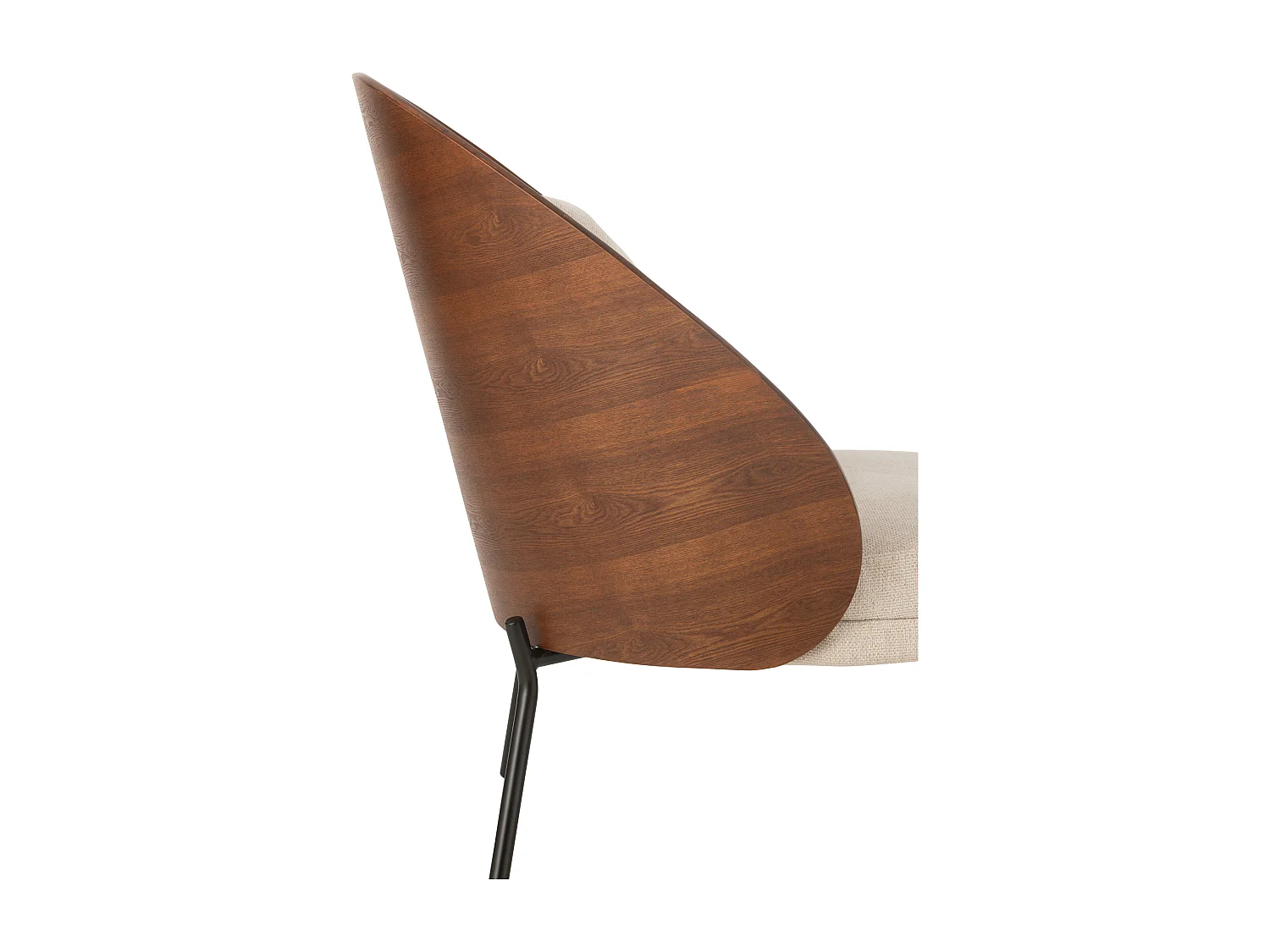 Sillón LONE – Confort moderno y silueta envolvente-Color Marrón