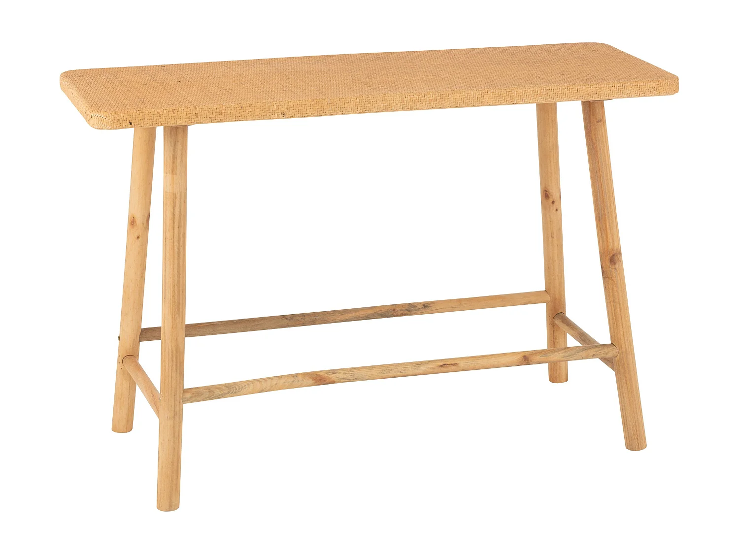 Console Cannage en Rotin "Malinda" 120cm Naturel