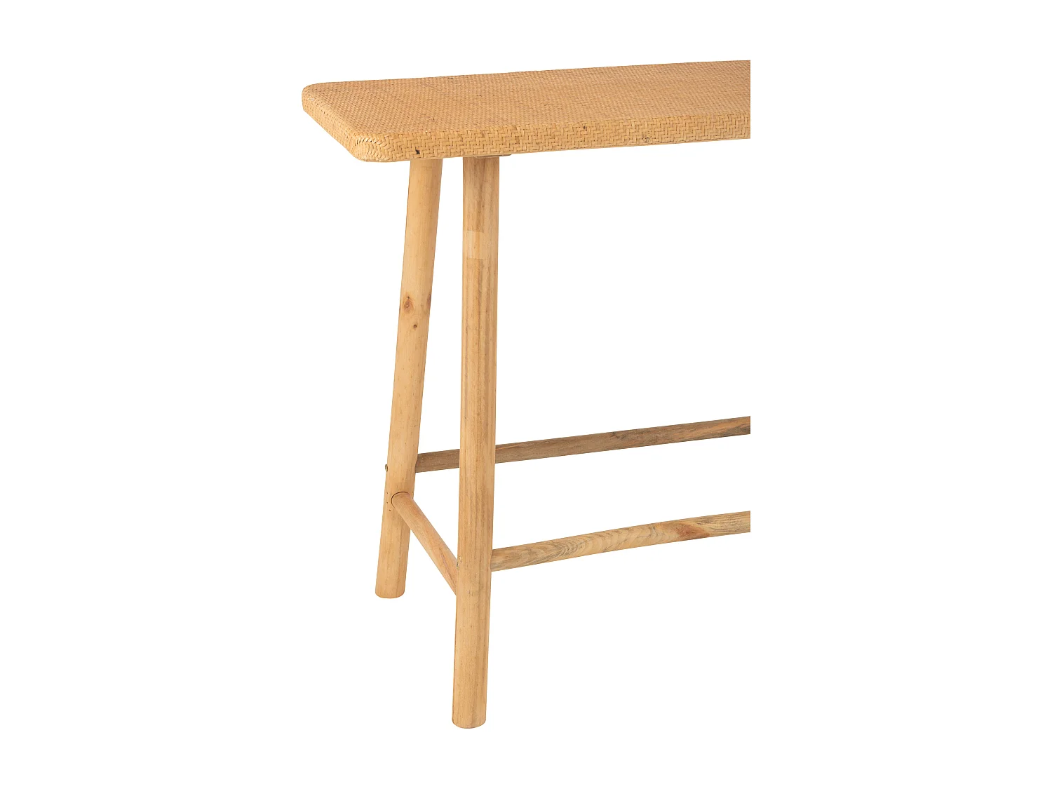 Console Cannage en Rotin "Malinda" 120cm Naturel