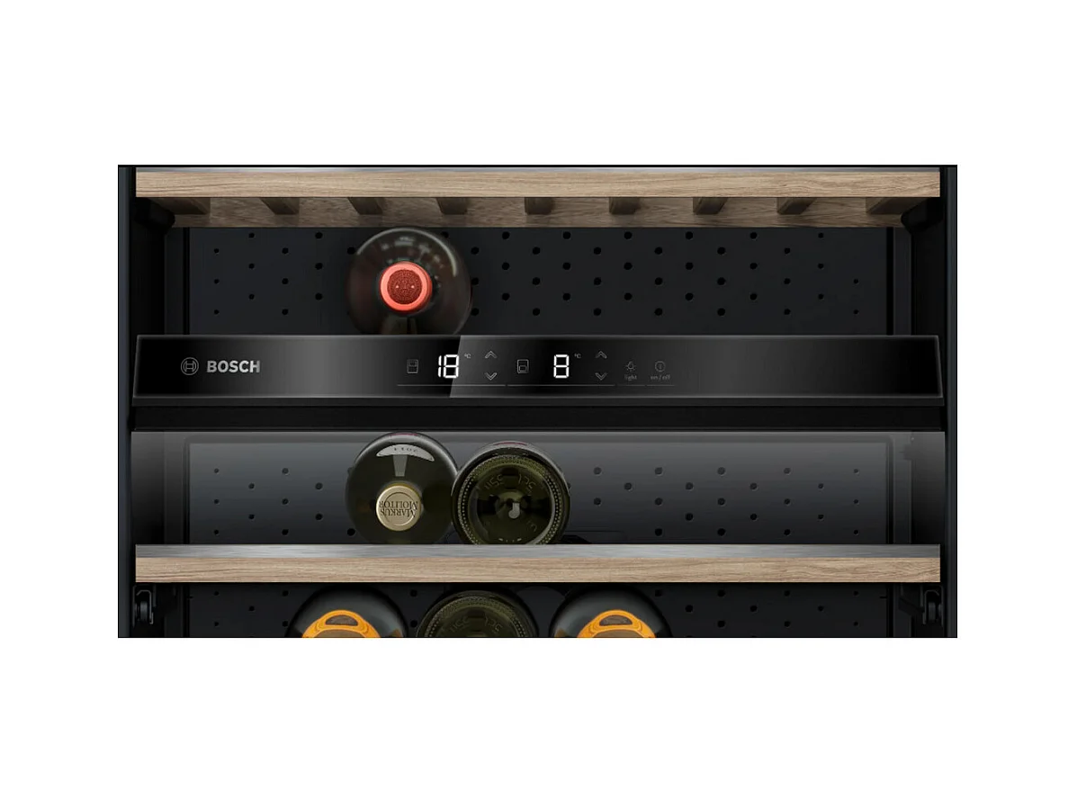 Bosch Cave à vin 199 bouteilles double zone - kwk36abga