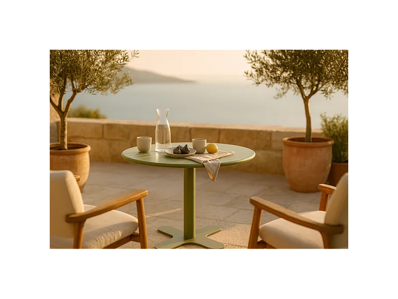 Table de bistrot design 80 cm SANJAY