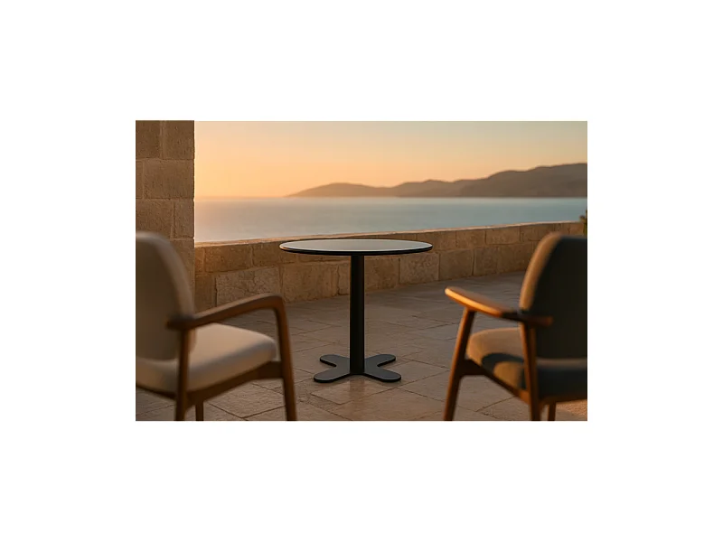 Table de bistrot design 80 cm SANJAY