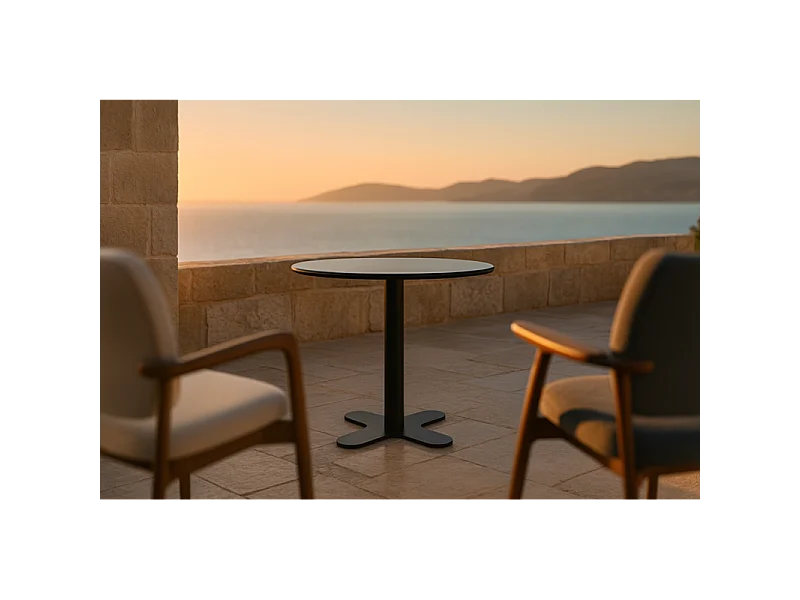 Table de bistrot design 80 cm SANJAY