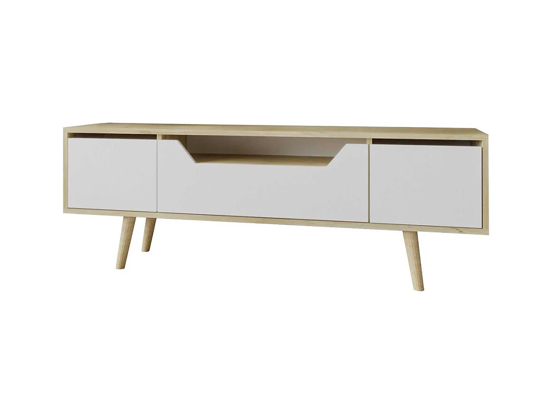 Meuble TV en aggloméré 150 x 29.8 x 53 cm Roma